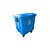 Contentor 1200L Azul c/ 4 rodas 138cm x 118cm x 130cm Belosch ref. CON-1200AZ - Imagem 1