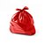 Saco p/ lixo 40L Econômico Vermelho Rolo 0,47 x 0,55 cm - Imagem 1