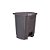 Lixeira 35L Cinza c/Pedal Med. 43x38x48cm Perfect Ref. 972244 - Imagem 1