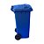 Contentor 120L Azul c/ rodas modelo europeu 96cm x 48cm x 57cm Copapel ref. 2203071041 - Imagem 1