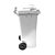 Contentor 120L Branco c/ rodas modelo europeu 96cm x 48cm x 57cm Copapel ref. 2203071048 - Imagem 1