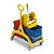 Carro Nick Duplo Plástico Amarelo 50L c/ 2 baldes de 25L, 1 espremedor 93x73x45cm Tec TTS ref. X0006185 - Imagem 1