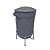 Lixeira Plástica 100L Redonda Cinza c/ Pedal em Aço Carbono  83cm x 61cm x 65cm JSN ref.E8GC - Imagem 1