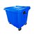 Contentor 500L Azul c/ 4 rodas 117cm x 75cm x 139cm Belosch ref. CON-500AZ - Imagem 1