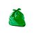 Saco p/ lixo 300L Verde Super Reforçado Almofada Fundo Sanfonado 50pçs 115x125cm Versatta - Imagem 1