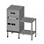 Mesa Auxiliar Aço Inox p/ lavadoras NT300/NT500 Ref. M1 - Imagem 1