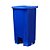 Lixeira Azul 100L c/ Pedal 86x49,5cm Tonk Ref. 2203071031 - Imagem 1