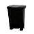Lixeira Preta 18L Licitá c/ Pedal 68x33cm Tonk Ref. 2203071010 - Imagem 1