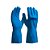 Luva de látex c/ revestimento interno em verniz silver azul tamanho G 1par Handex ref.HX028T09E001 - Imagem 1