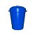 Lixeira 60L Azul c/ alça e tampa 82cm x 49cm Belosch ref. B2SC-60AZ - Imagem 1