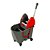 Balde Cinza 30L c/ divisória, 1 dreno, espremedor Vermelho Doblô, rodízios 3", Copapel ref. 2203076025 - Imagem 1