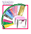Kit 10 Toalha De Mesa Plástica Lisa 70x70cm - Imagem 1