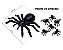 Aranha Plástica Grande Pacote c/6 Unidades Brinquedo Halloween - Imagem 1