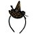 Tiara com Chapéu de Bruxa Carnaval Halloween - Imagem 5