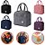 Bolsa Com Isolamento Térmico Unisex Lancheira Trabalho Viagem - Imagem 1