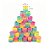 Kit 12 Mini Molas Malucas Coloridas de 3,5 cm - Imagem 2