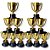 12 unidades Mini Troféu 8cm p/ Lembrancinha Decoração - Imagem 1