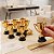 12 unidades Mini Troféu 8cm p/ Lembrancinha Decoração - Imagem 1