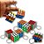 Kit 12 Chaveiros Mini Cubo Mágico 3x3 p/ Lembrancinha - Imagem 1