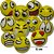 Kit 12 Bolas Macias Smile Fisioterapia Anti Stress Massagem - Imagem 2