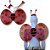 Kit Abelha Joaninha Asa + Tiara + Varinha Fantasia Carnaval - Imagem 4