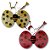 Kit Abelha Joaninha Asa + Tiara + Varinha Fantasia Carnaval - Imagem 1