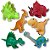 Dinossauro de Borracha Brinquedo Pet - Imagem 1