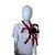 Aranha Peluda Bicolor 50cm Halloween - Imagem 3
