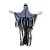 Caveira Fantasma Corrente 85cm Halloween - Imagem 4