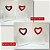 10 Bolsas Alça Coração Fosca (2 Tamanhos) - Imagem 1