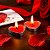 Kit 50 Velas Rechaud Coração Vermelha - Decoração Romântica - Imagem 5