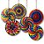 Lanterna Sanfonada Redonda Festa Junina 40cm x 40cm x 15cm 4832 - Imagem 1