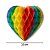 Balão Sanfonado Coração Colorido Arco-Íris - 25cm (1 unidade) - Imagem 2