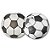 Lanterna Decorativa Bola Futebol 25cm - Imagem 1