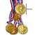 Kit 3 unidades Medalha Dourada Vencedor Plástica - Imagem 2