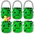 Kit 6 Baldinhos Frankenstein Halloween Decoração Lembrancinha - Imagem 1
