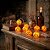 Cordão Led Abóboras à Pilha Decoração Halloween - Imagem 4