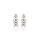 Brinco Flecha Reta Zircônia Branca Prata 925 - Imagem 3