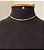 Choker tipo cordão Baiano rodium Branco - TM - Imagem 2