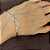 Pulseira rígida fecho infinito - Inspiração Grandes Marcas - Prata925 - Imagem 3