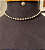 Choker Bolinha - Rodium Branco -  TM - Imagem 1