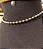 Choker Bolinha - Rodium Branco -  TM - Imagem 2