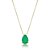 Colar Gota Esmeralda Fusion Classico -  ZP - Imagem 1