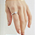 Anel solitário Moissanite - 1ct - ZP - Imagem 1