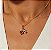 Colar Pingente Dois Tons - SP - Imagem 1