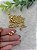 Caneca ABS 4x9mm Ouro (10un) - Imagem 1