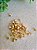 Entremeio Quadradinho Metal 3x3 Ouro  (10un) - Imagem 1