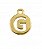 Pingente Letra G 16mm Ouro (un) - Imagem 1