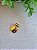 Pingente Placa Martelado 21mm Ouro (un) - Imagem 1