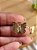 Pingente Borboleta 17mm Ouro (UN) - Imagem 1